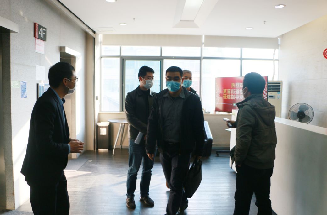 多志成城，携手抗疫 | 筼筜街路主任苏克一行光临南宫NG28领导复工情况